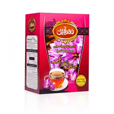 چای زعفرانی مهرآیین | چای مهرایین | ایرانی ایرانی بنوش