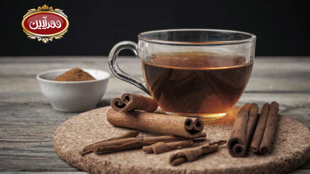 طرز تهیه چای دارچین | چای دارچین | محصولات مهرآیین | چای مهرآیین
