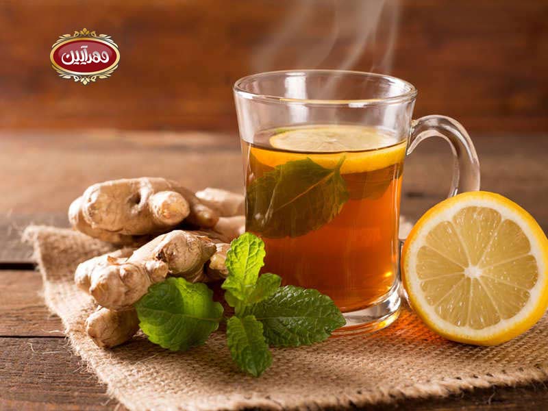طرز تهیه چای زنجبیلی ، آموزش چای زنجبیلی ، بهترین برند چای ایرانی ، محصولات مهرایین
